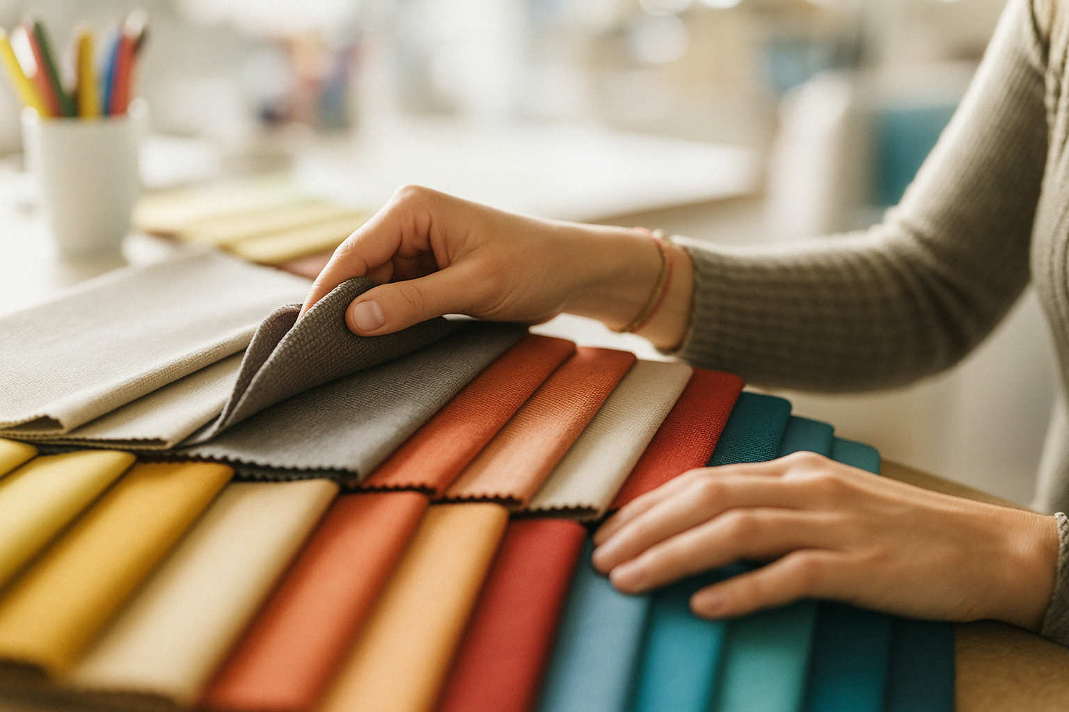 Bank van kunstleer stofferen